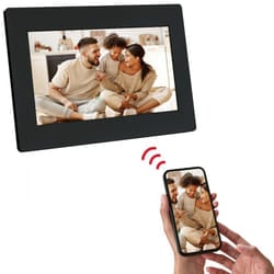 AgfaPhoto APF700WIFI digital photo frame Black 17.8 cm (7") Touchscreen