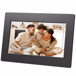 AgfaPhoto APF700WIFI digital photo frame Black 17.8 cm (7") Touchscreen