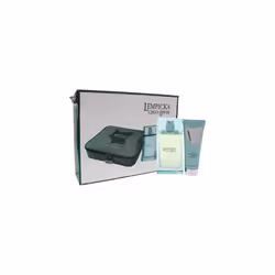 Lolita Lempicka Green Lover Gift Set 100ml EDT Spray + 75ml Aftershave Gel + Pouch