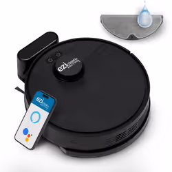 EZIclean I-Bot Z6 MAX, Bagless, Black, Grey, Round, 55 dB, 0.43 L, 0.21 L