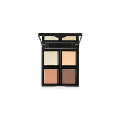 e.l.f. Contour Palette, 4 Shades, Customizable, Easy to Apply, Sculpts, Shades, Brightens, Light/Medium, I