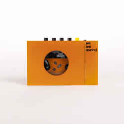 WE ARE REWIND 252426 cassette player Portable cassette player 1 deck(s) Orange