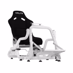 Oplite GTR S8 Infinity Force, Racing cockpit, White, Metal, 150 kg, 150 cm, 210 cm