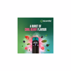 Nicorette QuickMist Cool Berry Mouthspray Smoking or Vaping Cessation Aid, designed to start reducing cravings in 30 seconds (Quit Smoking or Quit Va