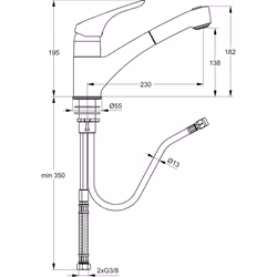 Ideal Standard B5347 Chrome