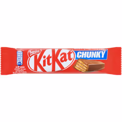 KitKat 3800020436677, Milk chocolate, 40 g, 2210 kJ, 529 kcal, 28.6 g, 16.6 g