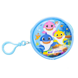 Baby Shark Coin Purse Round PVC Wallet Children Character