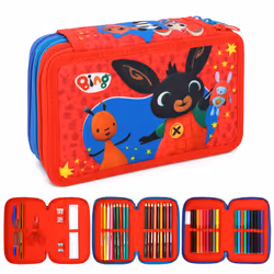 Bing 3 Tier Large Pencil Case Multi Compartment Stationery Set