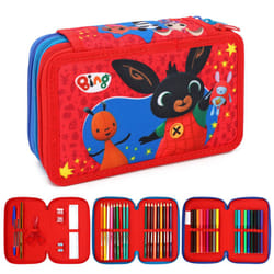 Bing 3 Tier Large Pencil Case Multi Compartment Stationery Set