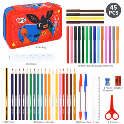 Bing 3 Tier Large Pencil Case Multi Compartment Stationery Set