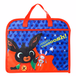 Bing Kids Childrens Zipped School Book Bag Primary Reading Bag