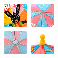 BING Bunny Umbrella Children Character Folding Kid Boys Splash Dome