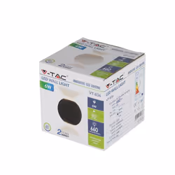 VT-836 6W LED WALL LIGHT COLOR CODE:3000K -BLACK BODY
