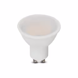 VT-205 5W GU10 SPOTLIGHT WITH SAMSUNG CHIP COLORCODE:3000K, 400 LUMENS, 110'D, 5 YR GUARANTEE