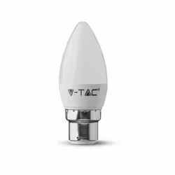 VT-223 5.5W PLASTIC CANDLE BULB WITH SAMSUNG CHIP COLORCODE:3000K B22