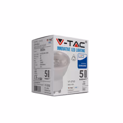 VT-275D 5W DIMMABLE GU10 PLASTIC LAMP WITH SAMSUNG CHIP COLOUR CODE  :6400K DAYLIGHT