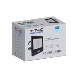 VT-138S-1 30W PIR SENSOR FLOODLIGHT WITH SAMSUNG CHIP & CABLE(1M) COLORCODE:3000K BLACK BODY