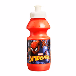 Spider-Man Red Plastic Sports Cap Water Drinks Bottle