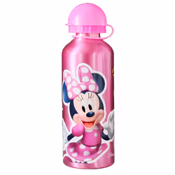 Disney Minnie Mouse Aluminium Bottle Water Drinks Children Pink