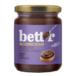 Bettr Organic Hazelnut Cocoa Spread 250g (Pack of 8)