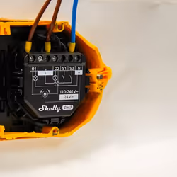 Shelly 2PM Gen3 Smart switch 2P Black