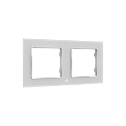 Shelly Wall Frame 2 10 x 80 mm Rectangle White Plastic