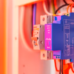 Shelly Pro 1 electrical relay Blue
