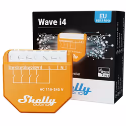 Shelly Qubino Wave i4 Smart switch Orange - Additional view 2