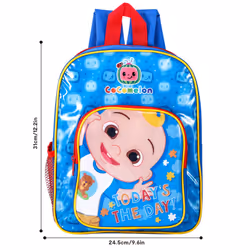 CoComelon Deluxe Backpack Children Boys Baby JJ School Rucksack Kids
