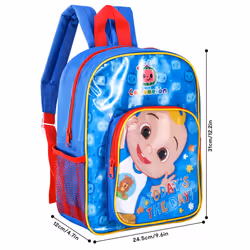 CoComelon Deluxe Backpack Children Boys Baby JJ School Rucksack Kids