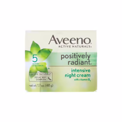 Aveeno, Active Naturals, Positively Radiant, Intensive Night Cream,48g
