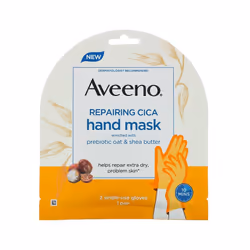 Aveeno, Repairing Cica Hand Mask, 2 Single-Use Gloves