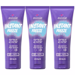 Aussie Instant Freeze Sculpting Hair Gel, Maximum Hold, No Flaking, Lo