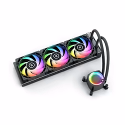 EK Water Blocks Nucleus AIO CR360 Lux D-RGB, All-in-one liquid cooler, 12 cm, 550 RPM, 2300 RPM, 122.33 m³/h, Black