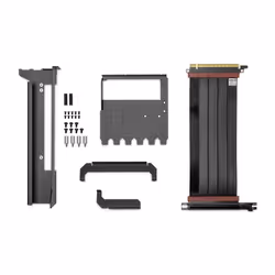 EK Water Blocks Loop Vertical GPU Holder EVO, Universal, GPU bracket, Steel, Black, 1 pc(s), 20 cm