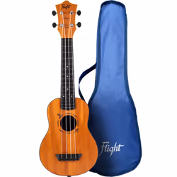Flight Music Mahogany Soprano Travel Ukulele