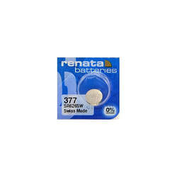 Renata 377 Single Watch Batteries Silver Oxide Swiss Made 0% Mercurry Long Life - 5 x 377 or SR626SW AG4
