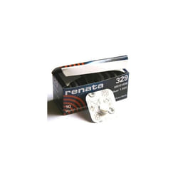 Renata Watch Battery Swiss Made Silver Oxide 1.5 v Also = SR731SW, V329, D329, GP329, 329 - 10 x 329 Or SR731SW
