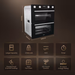 Hisense BID75211BGUK oven 54 L Black