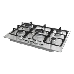 Hisense GM773XF hob Stainless steel Built-in 71 cm Gas 5 zone(s)