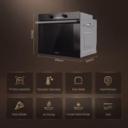 Hisense BI64211PB oven 77 L 3500 W Black