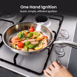 Hisense GM642XHS hob Stainless steel Built-in 60 cm Gas 4 zone(s) - Additional view 4