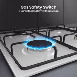 Hisense GM642XHS hob Stainless steel Built-in 60 cm Gas 4 zone(s) - Additional view 7