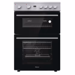 Hisense HDE3211BXUK, Freestanding cooker, Stainless steel, Rotary, Stainless steel, Stainless steel, Front / Top front