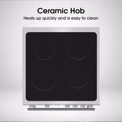 Hisense HDE3211BXUK cooker Freestanding cooker Electric Ceramic Stainless steel