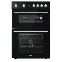 Hisense HDE3211BIBUK cooker Freestanding cooker Electric Zone induction hob Black
