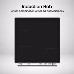 Hisense HDE3211BIBUK cooker Freestanding cooker Electric Zone induction hob Black