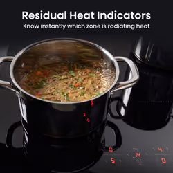 Hisense HI6401BSC hob Black Built-in 59.5 cm Zone induction hob 4 zone(s) - Additional view 6