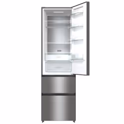 Hisense RM469N4ACEUK fridge-freezer Freestanding 368 L E Stainless steel