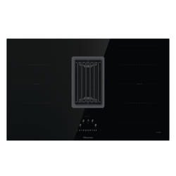 Hisense HAS949BSC hob Black Built-in 83 cm Zone induction hob 4 zone(s) Built-in hood